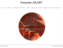 Tablet Screenshot of francoisejolivet.net